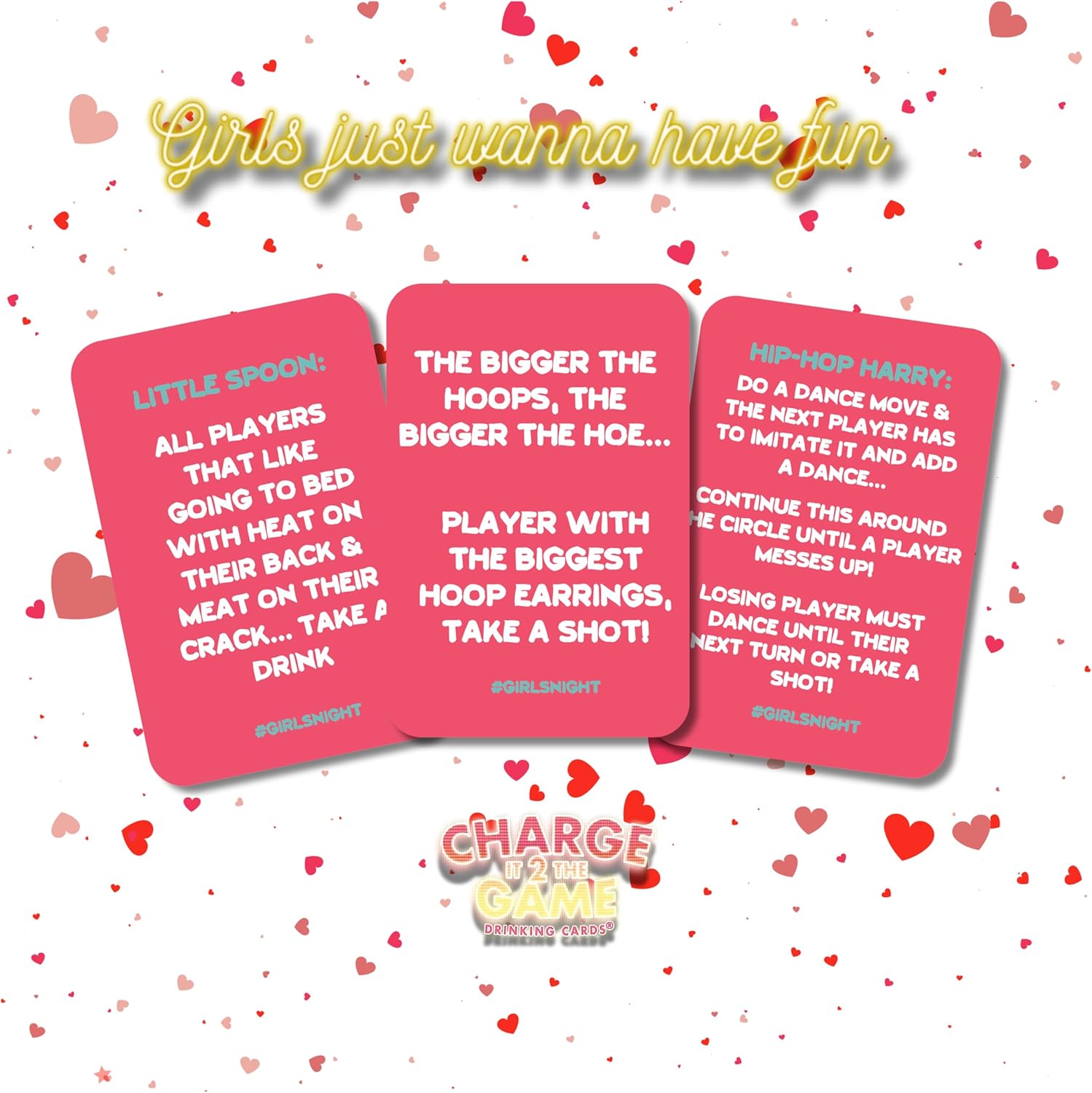 Charge It 2 The Game: Girls Night Edition – Party Game for Women, 21st Birthdays, Bridal Showers, and Bachelorette Celebrations